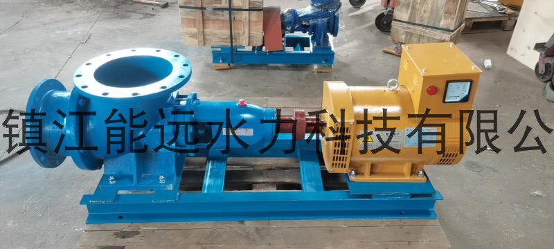 10kw 6m horizontal excitation axial flow two-type hydroelectric generator automatic voltage stabilizing full copper wire foot power