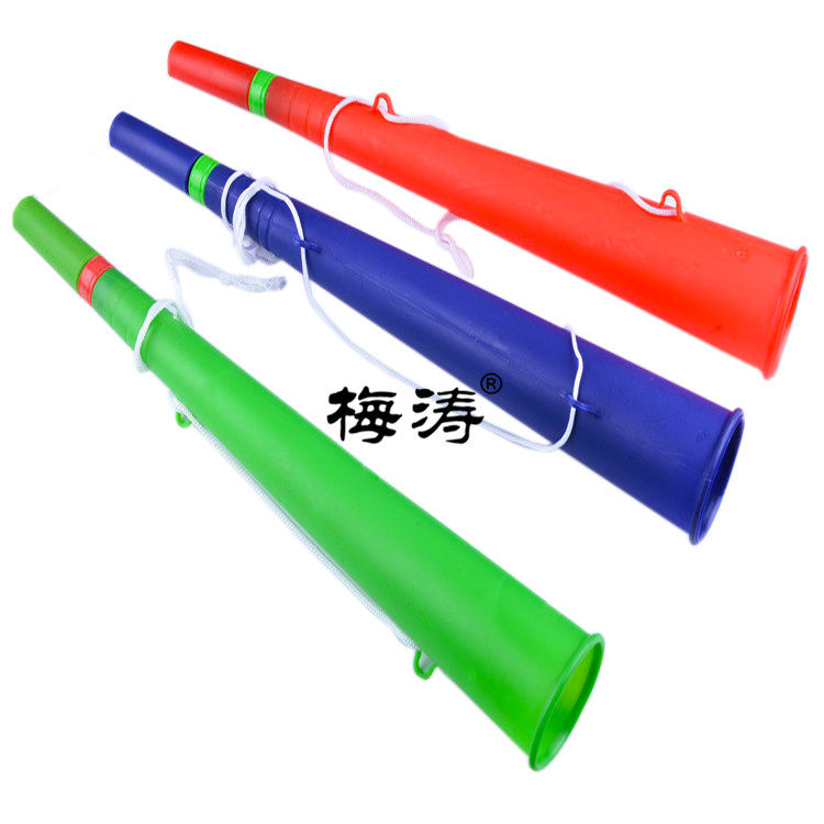 Mei Tao horn bass big straight fans hot selling children's plastic toys cheering the ball game party Yiwu