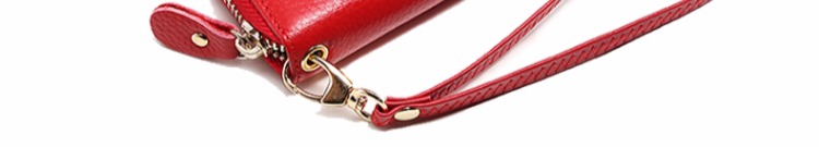2019 mới thực sự ví kangaroo Úc nữ dây kéo da dài túi xách nữ ví da nữ túi ly hợp - Ví tiền ví sen 3