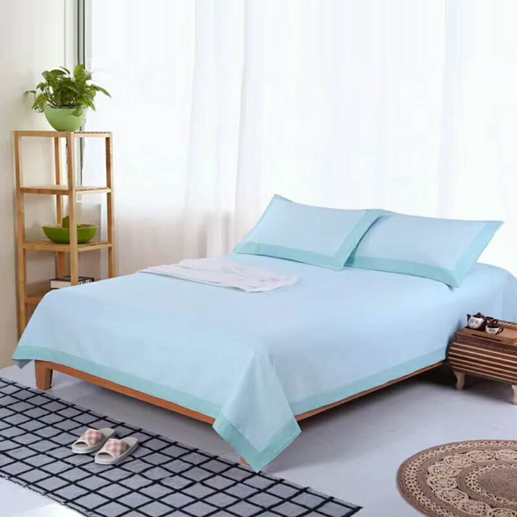 Cotton cũ vải thô ba mảnh mùa hè chải tốt đơn giường đôi 1.8 / 2.0 điều hòa không khí ghế gấp chiếu trúc 2mx2m2