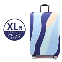 Сгущенная/синяя гофрированная [XL] 29-32-дюймовая крышка коробки