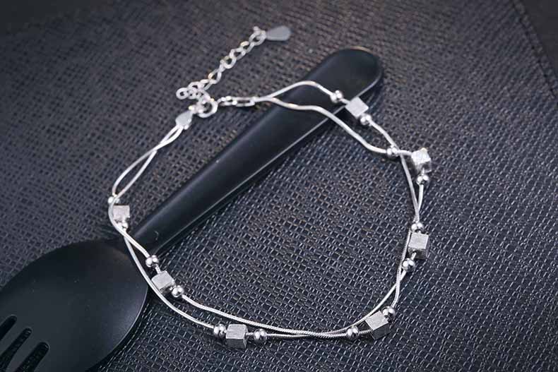 Bracelet de cheville Femme en Argenterie - Ref 3102499 Image 9