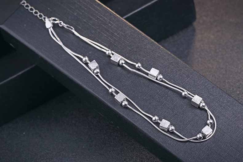 Bracelet de cheville Femme en Argenterie - Ref 3102499 Image 8