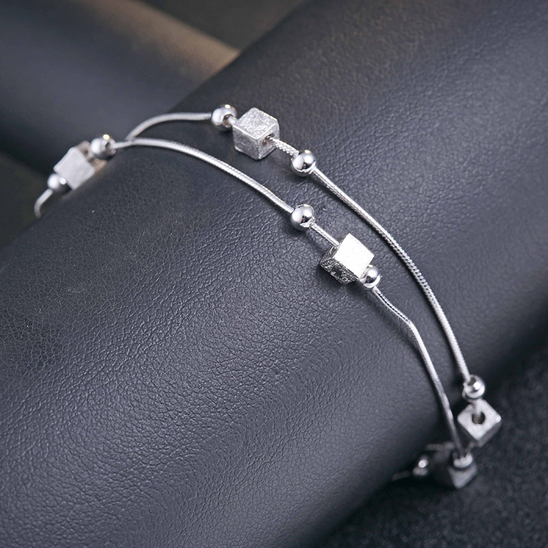 Bracelet de cheville Femme en Argenterie - Ref 3102499 Image 3
