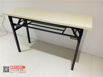 Booth table dining table folding conference table training table long table activity table folding student desk long table simple