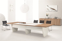 Guangdong new simple modern conference table 3.6 meters 2.4 meters negotiation table Kunming office furniture desk and chair