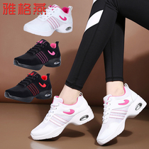 Yang Liping square dance womens shoes four seasons soft-soled shoes with square dance shoes plus velvet casual sports dance shoes