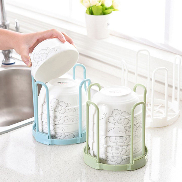 Kitchen Bowls Chopsticks Containing Drain Racks Plastic Bowl Racks Kitchenette Putting Bowls Shelf Bowls of Dish Containing Shelf Dishes Shelf