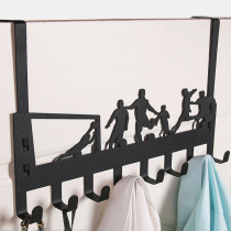 Door rear hanger Home hanging clothes hanger Bathroom Door Shelve Shelf-Free Hanging Rack Containing Shelf Wall Cloak Hook