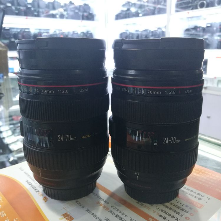 Canon 24-70 f / 2.8L F4 là thế hệ USM toàn khung hình tròn màu đỏ macro lớn ba nhân dân tệ mới