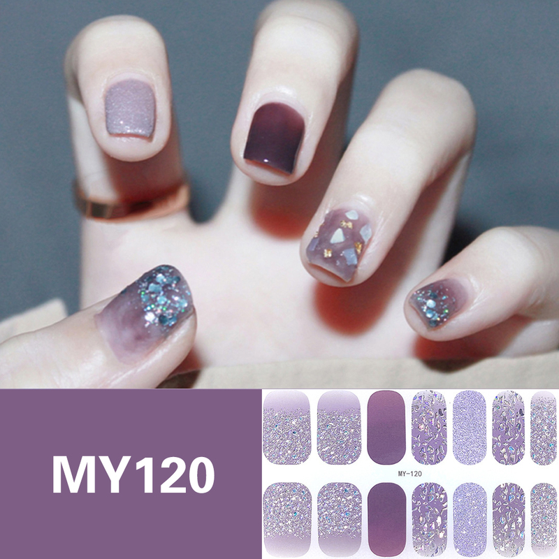 Gel Nail Stickers, No-Bake Nail Stickers, High-End Three-Dimensional Finished Product, Long-Lasting, Waterproof, Removable Full Nail Polish Film