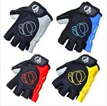 Bike gloves riding gloves bike lined with rice gloves Semi-finger Bike Gloves Mountain Bike short finger