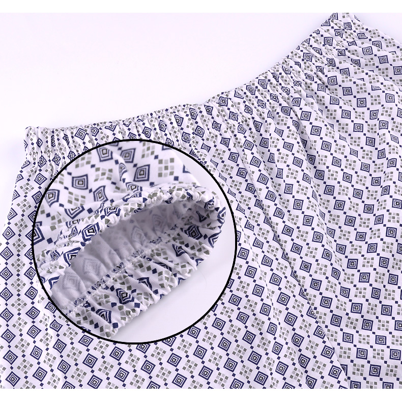 Người đàn ông trung niên và người cao tuổi mùa hè quần pyjama quần nhà rộng rãi thường xuyên dài quần cotton kích thước lớn điều hòa không khí quần mỏng quần dài nam