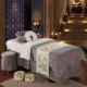 Mu Cai beauty bed bao gồm bốn bộ bông nhung cao cấp châu Âu thẩm mỹ viện đơn giản massage vật lý trị liệu trải giường có lỗ - Trang bị tấm