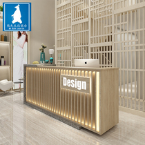 Simple Chinese cashier Hotel Beauty salon Bar Milk tea shop Clothing shop counter Studio Reception desk
