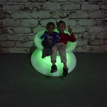 New hot sale led gilt top chair creative casual glowing furniture bar KTV glowing top chair