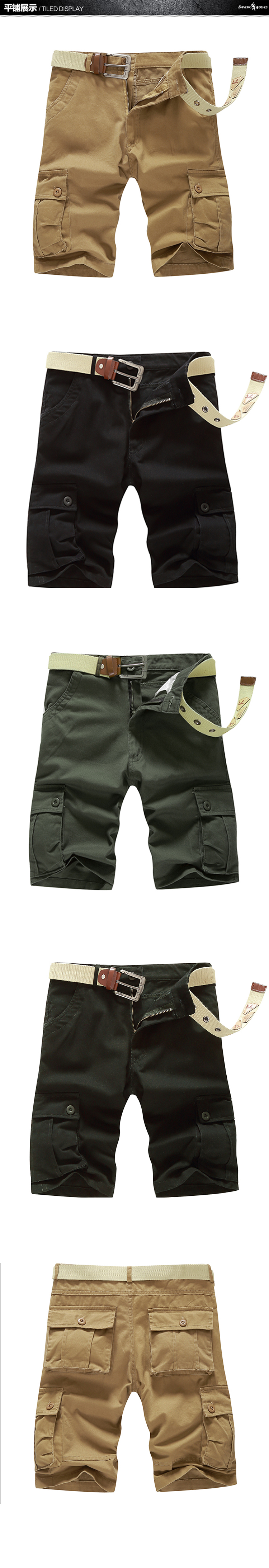 2018 nam kích thước lớn overalls nam quần short cộng với phân bón tăng quần cotton quần âu quần short bảy điểm ống túm nam