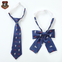  Kindergarten garden clothes Primary school school uniforms Tie collar flowers Men and women childrens performance bow class clothes performance accessories