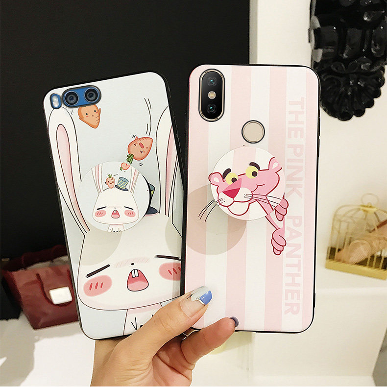 小米6x手机壳卡通小米6全包防摔软套抖音同款