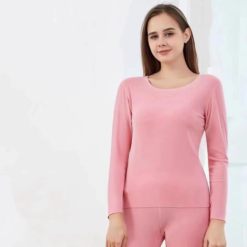 SNOW FLYING/雪中飞S007秋冬男女情侣保暖套装羊绒蚕丝双面磨毛