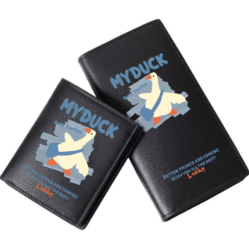 Lucky Duck Japanese trendy brand niche wallet card bag