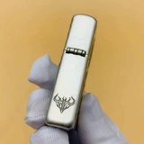 Оригинальная ветрозащитная креативная зажигалка на керосине, серебро 925 пробы