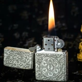 zippo Оригинальная мужская зажигалка, зеркальный эффект, подарок на день рождения