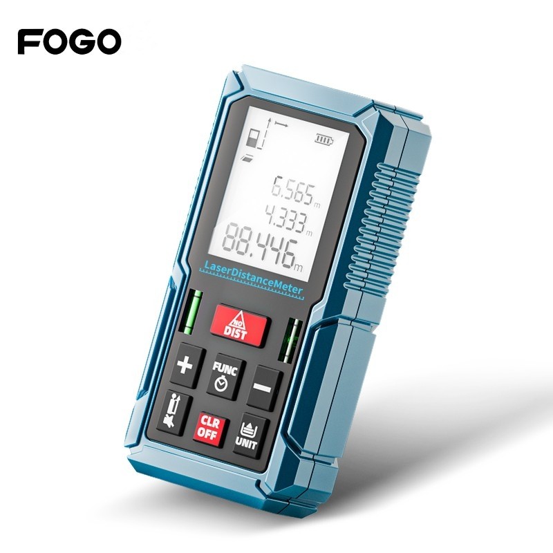 Fogo Laser Rangefinder Handheld Infrared Measuring Ruler Electronic Ruler High-Precision Room Measuring Instrument Distance Measuring Instrument