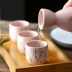 Rượu sake theo phong cách Nhật Bản đặt bộ rượu vang gia đình ly rượu ấm hơn nhà hàng ly rượu lẩu - Rượu vang