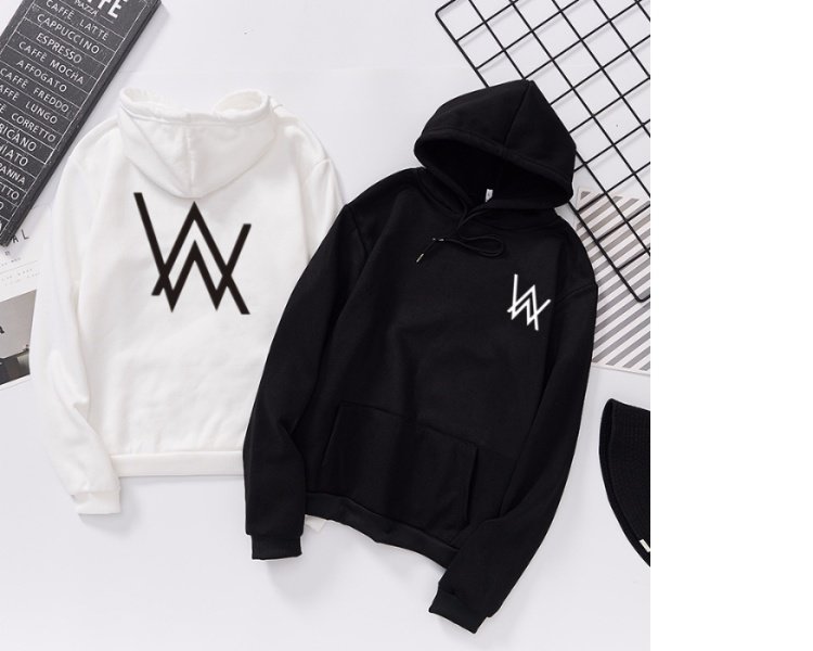 Mùa xuân và mùa hè thanh niên dây kéo mảnh mỏng Áo len Allen Walker Alan Walker nhạt dần với cùng một bộ đồ áo len nam hoodie đẹp