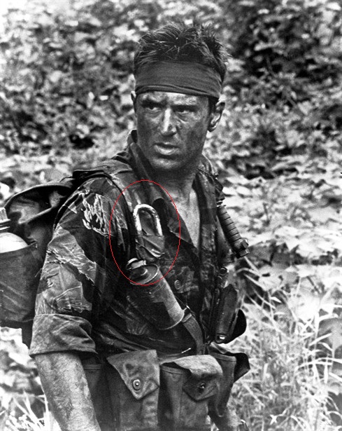 US Military Version Public Haircut Vietnam War Old School Green Flat Seal SOG Special Forces Speed Drop Deer Man Quick Hook buckle