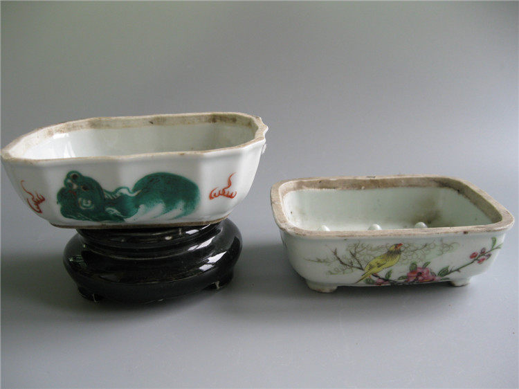 Ceramic porcelain hand painted room supplies Young teacher Taipei soap box ink wash pen wash pot