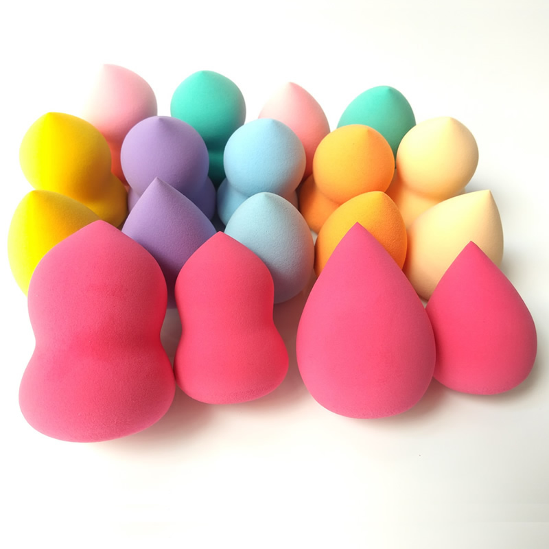 Dry And Wet Dual-use Cufenueva Powder Bashing Makeup Sponge Non Latex Powder Pat Egg Color Makeup Cosmetic Cosmetic Tool Box Dress