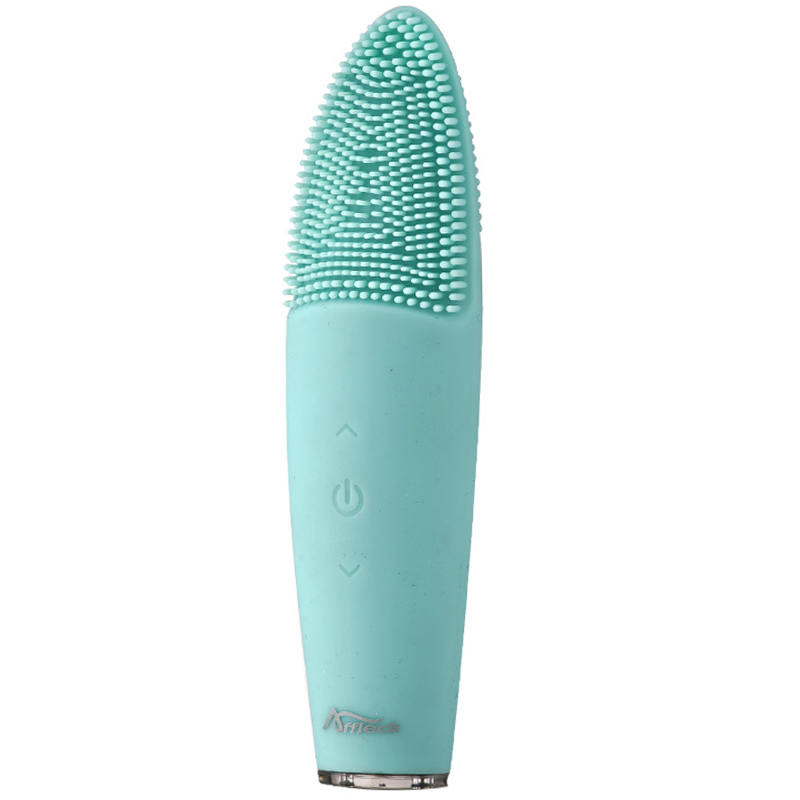 Home electric temperature face washing machine silicone cleaning instrument face washing face charged face cleaner