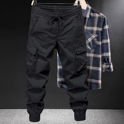 Износостойкие эластичные демисезонные рабочие штаны для работы, большой размер, свободный крой