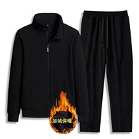 Флисовый черный комплект