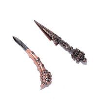 Pure Brass Handmade Tea Knife Special Tea Knife Damascus Steel Tea Cone Tea Needle Kongfu Tea Accessories Tea Accessories