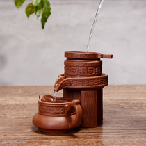 Purple Sand Filter Tea Maker Stone Grinding Tea Leaking Kongfu Tea Accessories Tea Filter Fair Cup Filter Tea Net Gauze