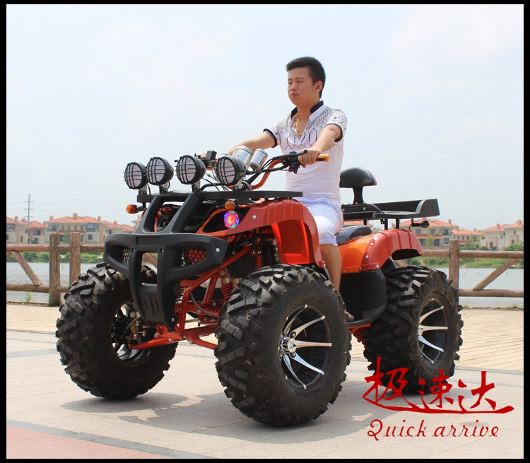 150-250CC lớn bull nâng cấp 15 inch ATV bốn bánh off-road vehicle Kawasaki bốn hàng bốn bánh xe máy