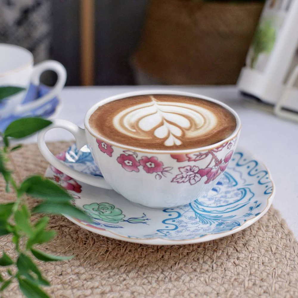 Eurostyle Light Lavish Coffee Cup English-style Afternoon Teacup Bone Porcelain Tea Set Ceramic Red Tea Cup Dish Outlet Creative Home