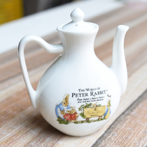 Cartoon Bone China Sauce Bottle Pot ceramic Vinegar Pot seasoning jug European style Creative Home Kitchen Utensils Daily Cute