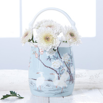 Tableware Accessories Kitchen Utensils Supplies Fruit Fork Flower Basket Small Spoon Container Bone Porcelain Furniture Pendulum ceramic