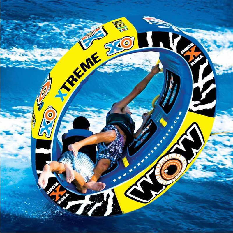 American WOW water inflatable sofa water drag ring surfing water ski three-seat lying