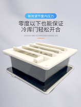 冷库方形温控式耐低温平衡窗36W压力平衡窗冷库泄压窗AC220V 36V