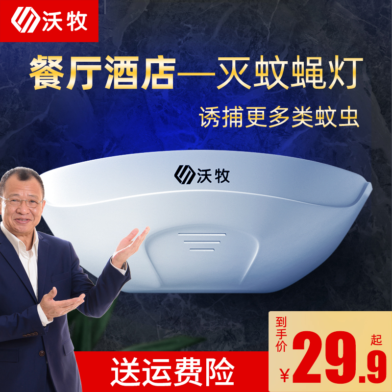 Wo Mu Commercial Anti-Mosquito Lamp Stick-catching Fly Extinguishing Lamp Restaurant Home Catch Hotel Fly Repellent Sweep Light