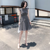 High-end evening dress dress women 2021 New banquet temperament celebrities light luxury niche dress can usually be worn in summer