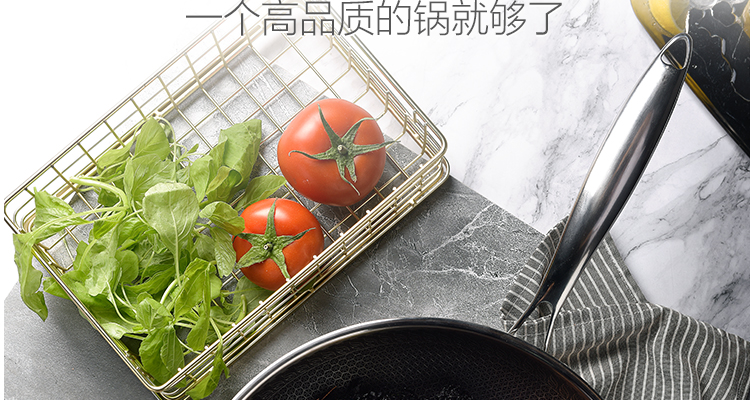 Ksise 304不锈钢蜂窝涂层炒锅 32cm 对标康巴赫级 全5分好评 图2