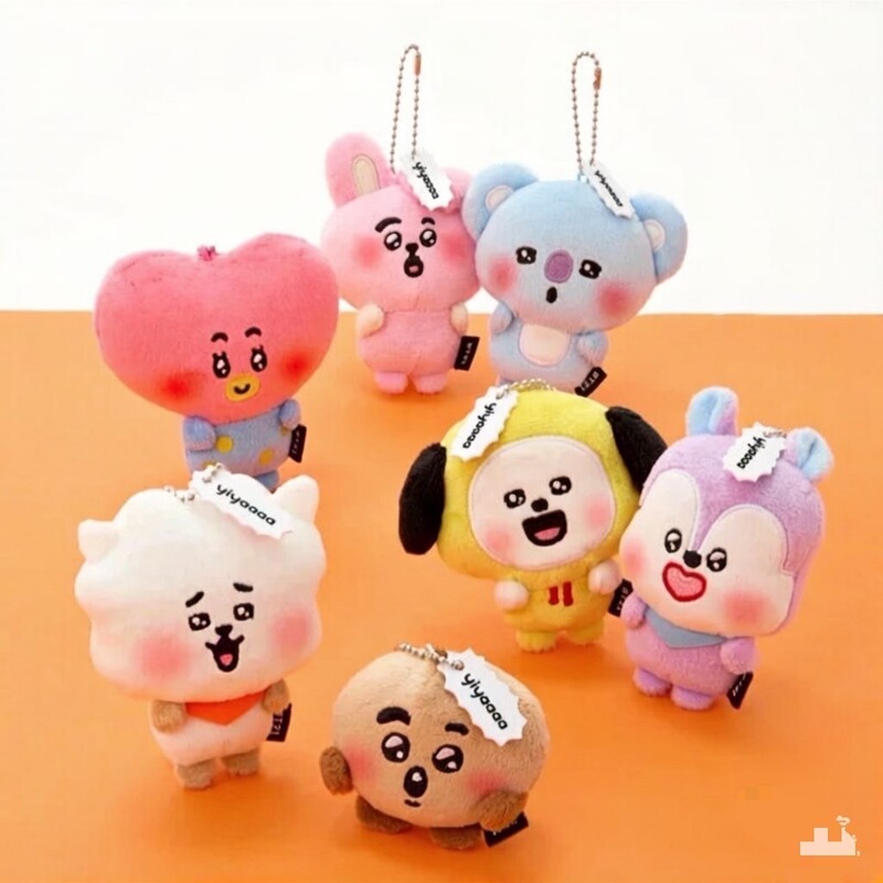 Bt21 Bts Good Mood Plush Doll Keychain Pendant Starry Eyes Bt21 Bts Good Mood Plush Doll Keychain Pendant Starry Eyes