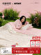 Mingdu & Moomin Co-Branded Tencel Summer Cooling Quilt Four-Piece Set 2026 New Quilt Core Air-Conditioning Quilt - Little Beauty's Little Red Flower