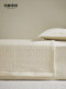 Mingdu Tatami Special Bed Cover Three-Piece Set Fresh ins Pastoral Style All-Season Non-Slip Bed Sheet Cover - Cloud Fluff